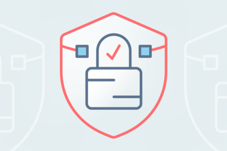 Image de fond représentant la protection des données clients en marketing digital avec un cadenas numérique
