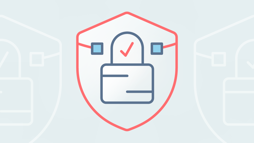 Image de fond représentant la protection des données clients en marketing digital avec un cadenas numérique